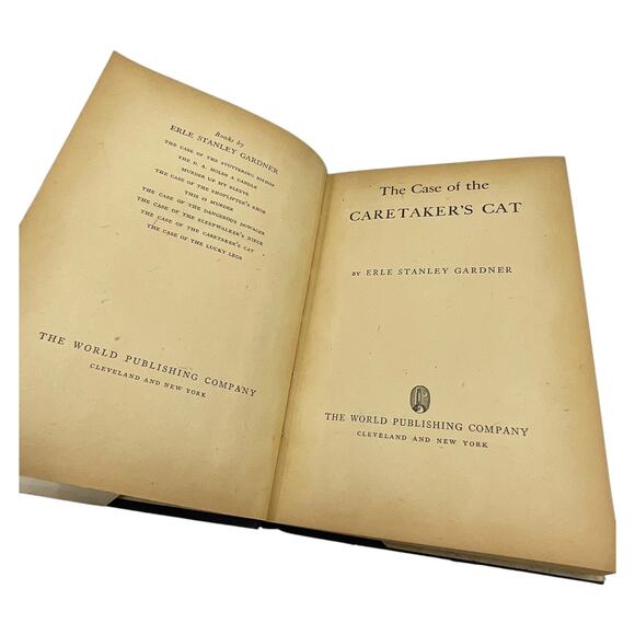 The Case Of The Caretakers Cat By Erle Stanley Gardner Tower Books 1935 - Picture 6 of 8